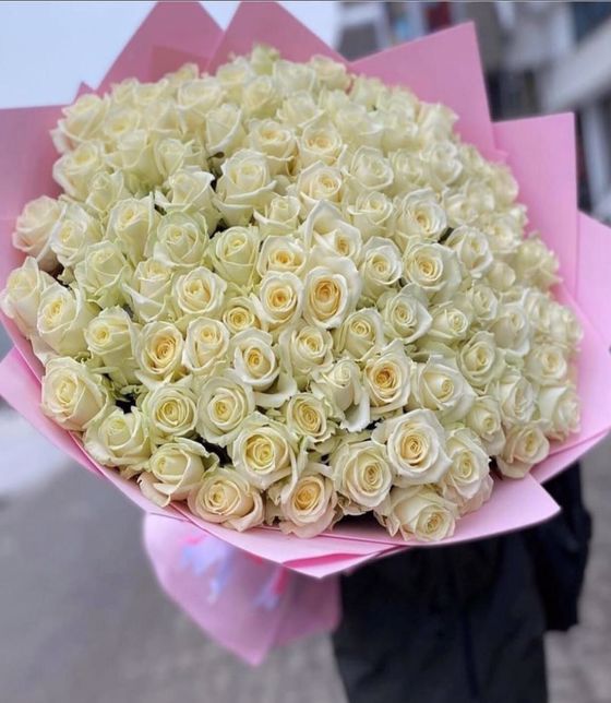 101 ADET BEYAZ GÜL - Görsel 4