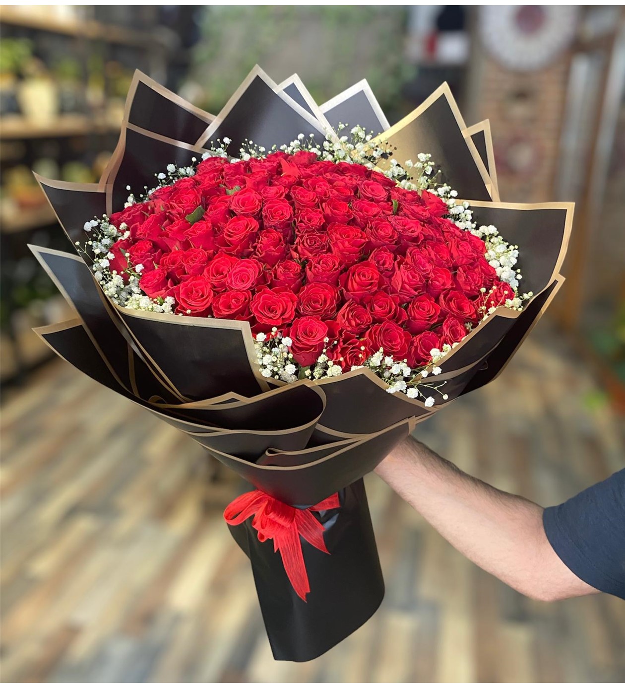 101 Lİ GÜL BUKETİ