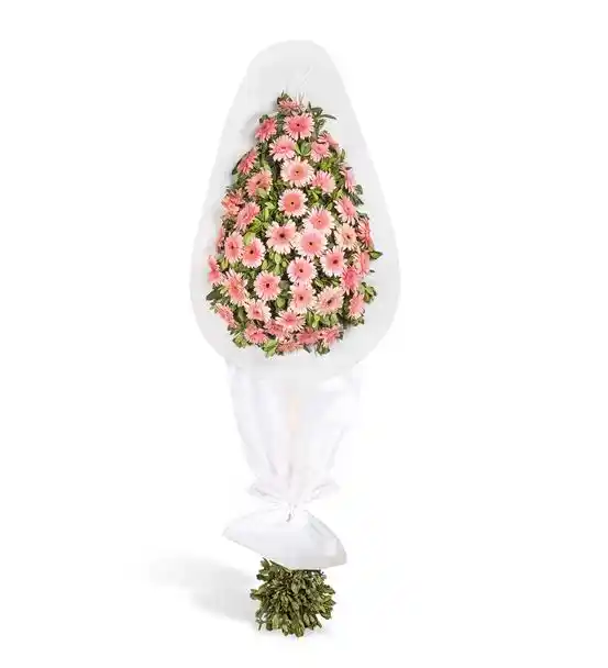 TEK KAT CANLI ÇİÇEK ÇELENK - Görsel 2